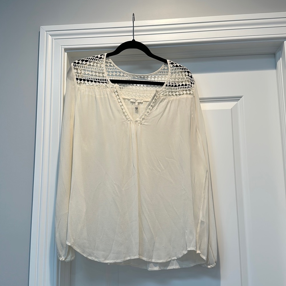 Joie lace detail blouse